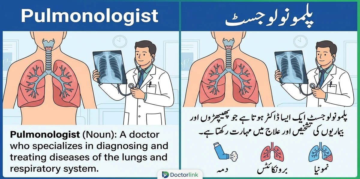 Pulmonologist Meaning in Urdu